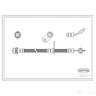 Тормозной шланг CORTECO 19032715 J3XO TW 3358960095015 Toyota RAV4 (XA10) 1 Кроссовер 2д 2.0 4WD (SxA11) 129 л.с. 1997 – 2000