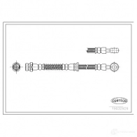 Тормозной шланг CORTECO 3358960097002 Mitsubishi Galant 8 (EA2A) Седан 2.5 V6 24V (EA5A) 160 л.с. 2000 – 2004 VXKQW 0V 19032929