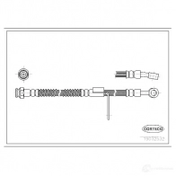 Тормозной шланг CORTECO NCH SBOT 19032532 Hyundai Accent (X3) 1 Седан 3358960093486