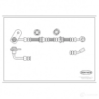 Тормозной шланг CORTECO T QWEB Suzuki Grand Vitara (FT, HT) 1 Кроссовер 2.7 (JA 627) 173 л.с. 2001 – 2003 3358960509215 19035967