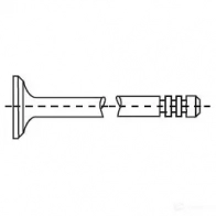 Выпускной клапан CORTECO 550324B Volkswagen Touran 3358965503249 2BA GRIY