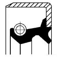 Уплотнительное кольцо CORTECO 82034488 1384751 19034488B TB9 Simmerring
