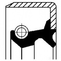 Уплотнительное кольцо CORTECO 82034403 TB Simmerring 19034403B 1384690