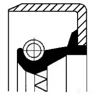 Сальник АКПП CORTECO B1DRWX2 Simmerring 1377743 01026310B 82026310