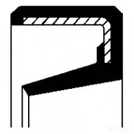 Сальник коленвала CORTECO 1381630 BAOFSF Simmerring 82510012 15510012B