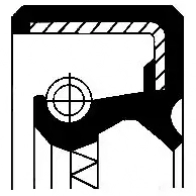 Сальник дифференциала CORTECO 82037037 19037037B 1385773 BASLDRW Simmerring