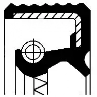 Сальник коробки передач МКПП CORTECO BASLDRWX7 Simmerring 82029683 01029683B 6162500