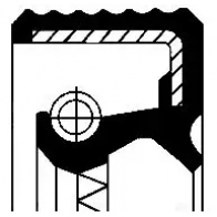 Сальник дифференциала CORTECO 1423386282 82020396 BASLDRWX47 Simmerring 01020396B