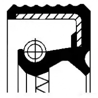 Сальник дифференциала CORTECO BASLDRWX27 Simmerring 82026454 01026454B 1423386287
