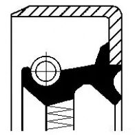 Сальник дифференциала CORTECO 1423386451 B1KLSLDRW Simmerring 82014131 12014131B