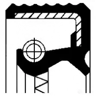 Сальник дифференциала CORTECO 1377569 01018330B 82018330 BASL1DRWX7 Simmerring