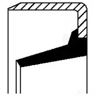Сальник дифференциала CORTECO 82032654 B1JOFSF Simmerring 1423386321 01032654B