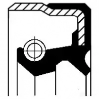 Сальник дифференциала CORTECO 1377884 82029595 01029595B B1BASL Simmerring