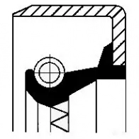 Сальник коробки передач МКПП CORTECO 1380652 82013363 B1DRW Simmerring 12013363B