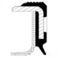 Сальник коробки передач МКПП CORTECO B1BASLVRDX7 Simmerring 1377969 82030098 01030098B