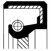 Сальник коробки передач МКПП CORTECO BARS Simmerring 82034616 19034616B 1384797 - Изображение 3