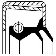 Сальник коробки передач МКПП CORTECO 1380941 B2SLSFDRWX6 Simmerring 12015251B 82015251