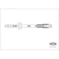 Тормозной шланг CORTECO Fiat 49478481 9Z0 F010