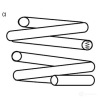 Пружина CS GERMANY 14875318 14 875318 875318 Subaru Legacy (BD) 2 Седан 2.0 i 116 л.с. 1994 – 1999