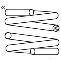 Пружина CS GERMANY 872140 Mitsubishi Space Wagon 3 (N3, N4) Минивэн 14872140 1487214 0