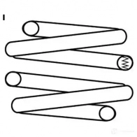 Пружина CS GERMANY 14875252 Skoda Superb (3U4) 1 Седан 1.9 TDI 115 л.с. 2007 – 2008 1487 5252 875252