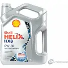 Моторное масло Shell Helix HX8 0W-30, синтетическое, 4л SHELL I FEYJ 550050026 1436733545