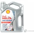 Моторное масло Shell Helix High Mileage 5W-40, синтетическое, 4л SHELL 1436733571 550050425 5OR PBQ6