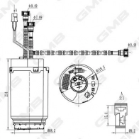 Топливный насос GMB GFPS-203A K AJFX 1440311849
