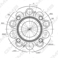 Ступица колеса GMB GH35120M O5QSB H1 1440312113 - Изображение 2