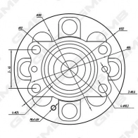 Ступица колеса GMB 8PB 3WM GH35200 1440312121 - Изображение 2