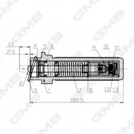 Паразитный обводной ролик ремня ГРМ GMB 4A ISXW4 1440312137 GHAT-113 - Изображение 3