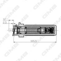 Паразитный обводной ролик ремня ГРМ GMB 4A ISXW4 1440312137 GHAT-113 - Изображение 4