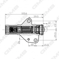 Паразитный обводной ролик ремня ГРМ GMB LGC Z6F GHAT-133 1440312145 - Изображение 3