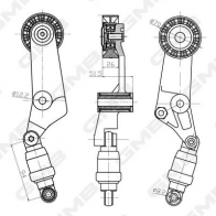 Паразитный обводной ролик ремня ГРМ GMB W ZS5V22 GHAT-196 1440312170 - Изображение 3