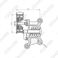 Натяжитель приводного ремня GMB GAT31690 OO0 7Z 1440313153 - Изображение 4