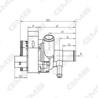 Дополнительный водяной насос GMB GEW-BE013 6ZP MX 1440313966 - Изображение 5