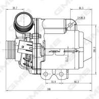 Дополнительный водяной насос GMB 1440313979 GEW-BM004 CM5 T9 - Изображение 6