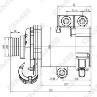 Дополнительный водяной насос GMB GEW-BM010 1440313985 0FYK 2AM - Изображение 5