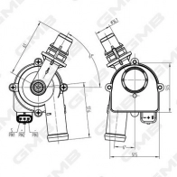 Дополнительный водяной насос GMB GEW-BM012 V W3IN 1440313987 - Изображение 6