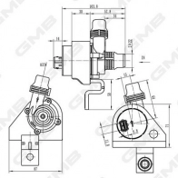 Дополнительный водяной насос GMB GEW-BM013 1440313988 1LL3N 4 - Изображение 5