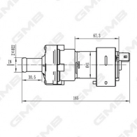 Дополнительный водяной насос GMB 8 7883 1440313994 GEW-CR003 - Изображение 5