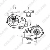 Дополнительный водяной насос GMB 8 7883 1440313994 GEW-CR003 - Изображение 6