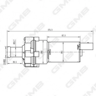Дополнительный водяной насос GMB GEW-F010 2N 5BI 1440314008 - Изображение 5
