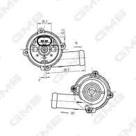 Дополнительный водяной насос GMB GEW-F010 2N 5BI 1440314008 - Изображение 6