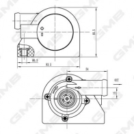 Дополнительный водяной насос GMB 1440314065 FQB YF2M GEW-VW001 - Изображение 6