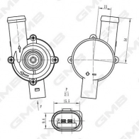 Дополнительный водяной насос GMB GEW-VW002 1440314066 O1 FNPQ - Изображение 2