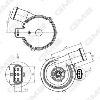 Дополнительный водяной насос GMB GEW-VW003 SDV2X 8B 1440314067 - Изображение 5