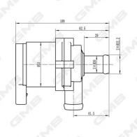 Дополнительный водяной насос GMB 1440314076 GEW-VW012 WZV HO - Изображение 5