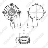 Дополнительный водяной насос GMB 1440314076 GEW-VW012 WZV HO - Изображение 6