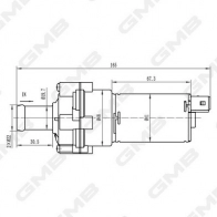 Дополнительный водяной насос GMB QL6UPR 7 1440314080 GEW-VW016 - Изображение 5